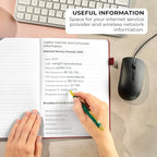 Clever Fox Password Book with alphabetical tabs. Internet Address Organizer - Image 5