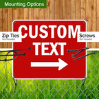 Custom Arrow, Custom Directional Sign, Right Arrow, 24x30 Inches, Rust Free - Image 5