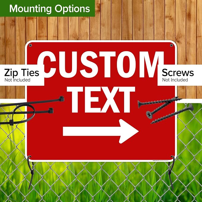 Custom Arrow, Custom Directional Sign, Right Arrow, 24x30 Inches, Rust Free - Image 5