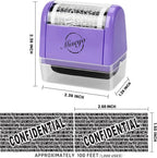Miseyo Identity Theft Protection Roller Stamp Set - Image 2