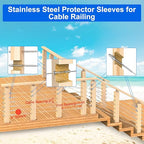 BLIKA 20 Pack Stainless Steel Protector Sleeves - Image 8