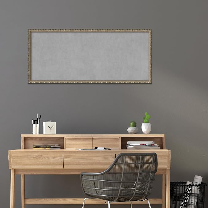 Amanti Art Silver Framed Magnetic Board 22x50 Oversize Vision Board - Image 5
