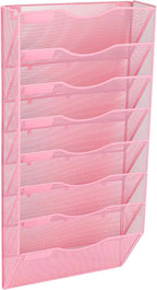 EASEPRES 8 Pocket Mesh Hanging Wall File Organizer, Wall Mounted Mail Paper - Image 8