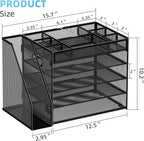 Marbrasse 5-Tier Desk Organizer - Image 2