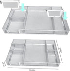 Green Office Desk Accessories, Desk Drawer Organizer, Stapler and Tape - Image 3
