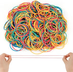 MOWPOG 700 Pcs Rubber Bands, Size #16 Reusable Elastic Rubber Band by MOWPOG