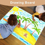 HAUTOCO 36'' x 48'' Trifold Poster Board 4 Pack Large Tri Fold Project Boards - Image 5