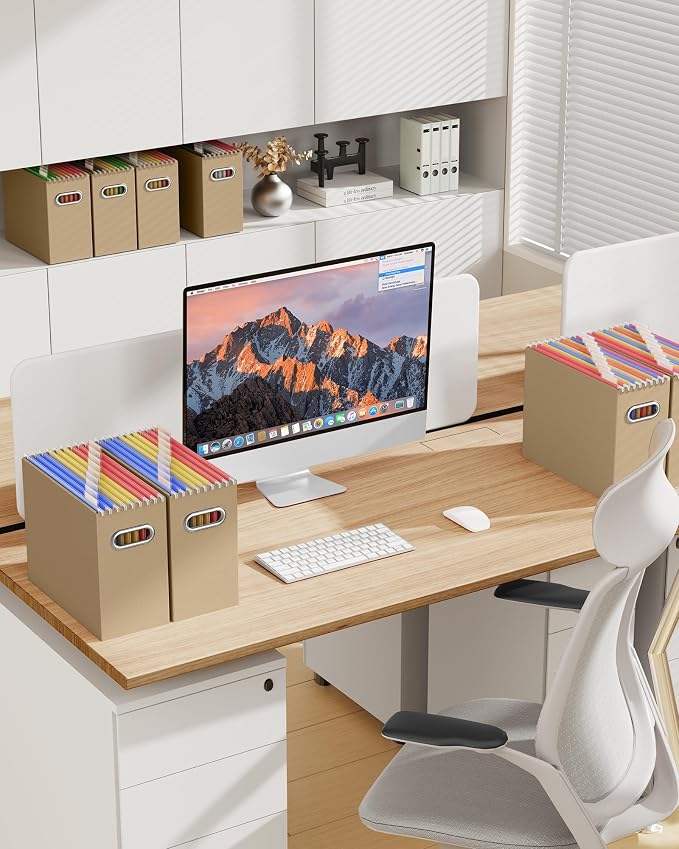 Oterri Cardboard File Organizer Box - Image 3