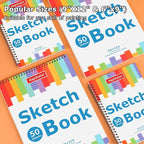 9" x 12" Sketch Book for Kids Adults, Acid Free Artist Drawing Paper Pad for - Image 7