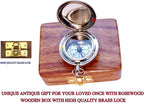 Bazross Brass Nautical Compass - Image 5