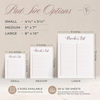 Personalized Notepads with Checkboxes, Personalized To Do Notepad, Personalized - Image 4