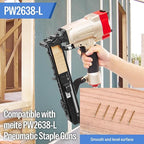 meite 16 Gauge 1-Inch Wide Crown Staples 1-1/2'' Leg, Galvanized P-Type Heavy - Image 6