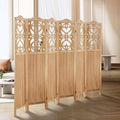 ALeesing 6 Panel Room Divider Fully Assembled, Carved Room Dividers and Folding by ALeesing