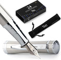Wordsworth & Black Fountain Pen Set, Medium Nib, Includes 24 Pack Ink Cartridges by WordsworthBlack