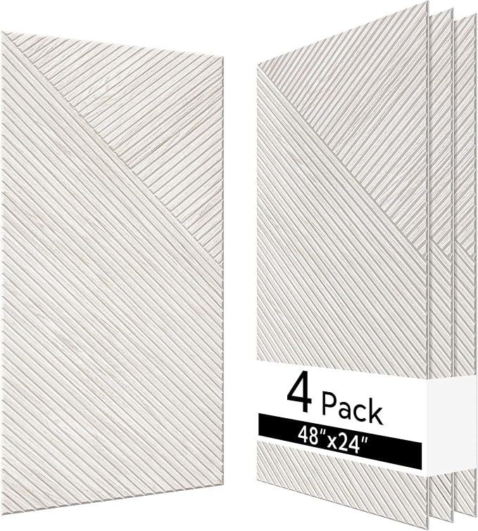 Olanglab Peel and Stick Wall Panels 4 Pack, 47.2 x 23.6 per Wall Panels by Olanglab