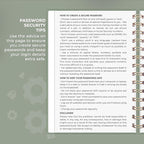 Clever Fox Password Book Spiral – Internet Address & Password Organizer - Image 5