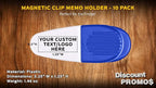 10 Magnetic Memo Holders Set - Image 4