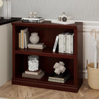 Bevfint 30" Bookcase, 2-Tier Display Shelves Open Storage Organizer, Book Case - Image 6