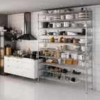 Regal Altair 18" Deep x 72" Wide x 96" Height Wire Shelving Kit | 10-Tier | NSF - Image 2