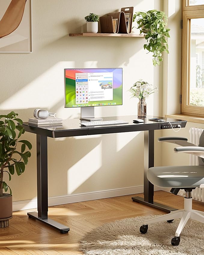 Marsail Glass Standing Desk - Image 2