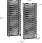 samstar 2 Pack 16 Tier Wall File Organizer Hanging Wall File Holder Wall Mount - Image 2