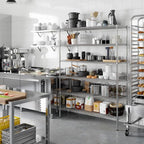 Regal Altair 18" Deep x 54" Wide x 74" Height Wire Shelving Kit | 6-Tier | NSF - Image 2