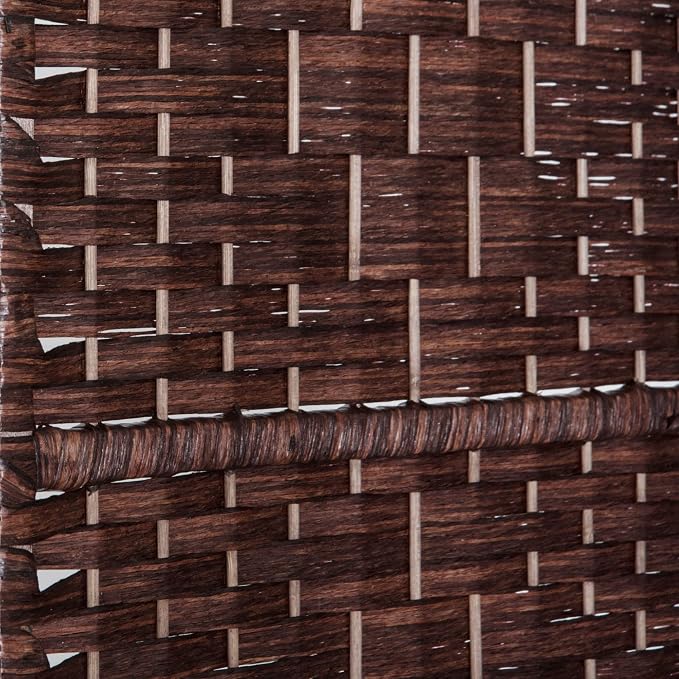 HOMCOM Room Divider, 6 Panel Folding Privacy Screen, 6FT Tall Portable Wicker - Image 8
