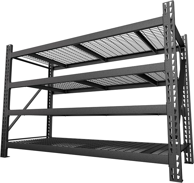 Yardenaler 8000LBS 78 "W x 24 "D x 72 "H Garage Shelving, 4-Tier Industrial by Yardenaler