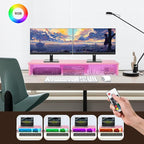 TV Riser Stand with LED Lights, 42.5" Super Large Monitor Stand Riser, Tabletop - Image 3