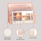 SUPEASY Mail Organizer for Desk, Mesh Metal Mail Holder Countertop - Image 5