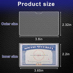 40 Pack Social Security Card Protector Sleeves Medicare Credit Card Holder - Image 3