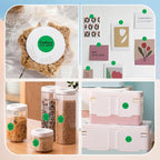 1 Inch Round Color Coding Labels, 1000 Dots Per Roll Green Color Coded Dot - Image 7