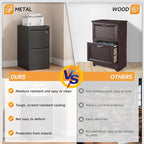 Bestoo 2-Drawer File Cabinet - Image 7