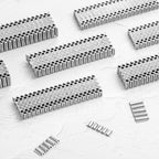 meite Corrugated Fasteners MC114 25 Gauge 1-Inch Crown 1/4-Inch Length Staples - Image 7