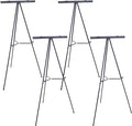 U.S. Art Supply 66" High Boardroom Black Aluminum Flip Chart Easel & by USArtSupply