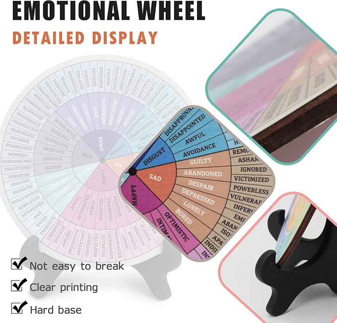 Feelings Wheel, Double-Sided Emotion Wheel - Image 4