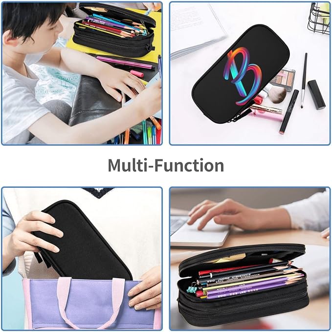 Pazacon Cute Initial Pencil Case - Image 6