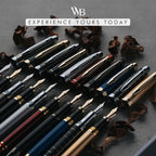 Wordsworth & Black Majesti Fountain Pen-, Luxury Case, Chrome Finish; Fine Nib- - Image 6