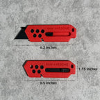 XHM Awesome Small Box Cutter Retractable Blade Ultility Knife, - Image 4