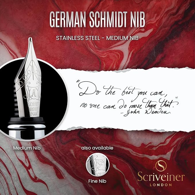 Scriveiner Personalized Deep Crimson Red Pen - Image 5
