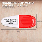 10 Magnetic Memo Holders Set - Image 5