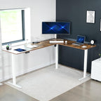 VIVO Electric Corner 84 x 63 inch L-Shaped Standing Desk, Memory Height - Image 9