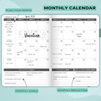 Clever Fox Planner – Undated Weekly & Monthly Planner - Image 4