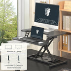 FLEXISPOT Standing Desk Converter 28" Wide Height Adjustable Sit Stand Riser - Image 6