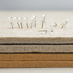 Bulletin Board, 24 x 18 inches Felt Board Decorative Pin Board, Cork Board - Image 6