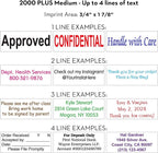 COLOP Medium Size Self Inking Custom Text Stamp - Image 2