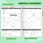 Clever Fox Planner – Undated Weekly & Monthly Planner - Image 4