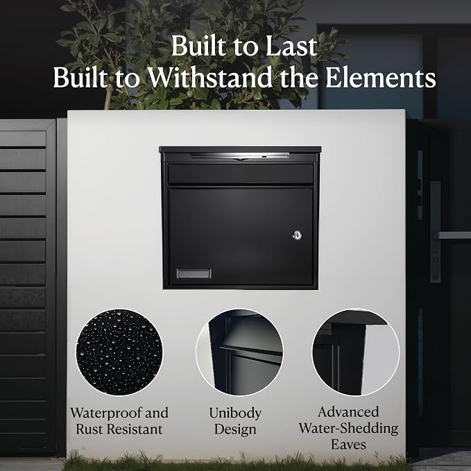 Solar Wall Mount Mailbox for Outside - Image 5
