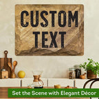 Custom Sign, Custom Street Sign, 11 Font Colors, 13 Font Styles, 4 Hole Options - Image 4