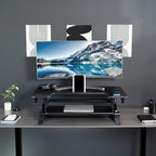 VIVO 36 inch Height Adjustable Stand Up Desk Converter, V Series, Quick Sit to - Image 9